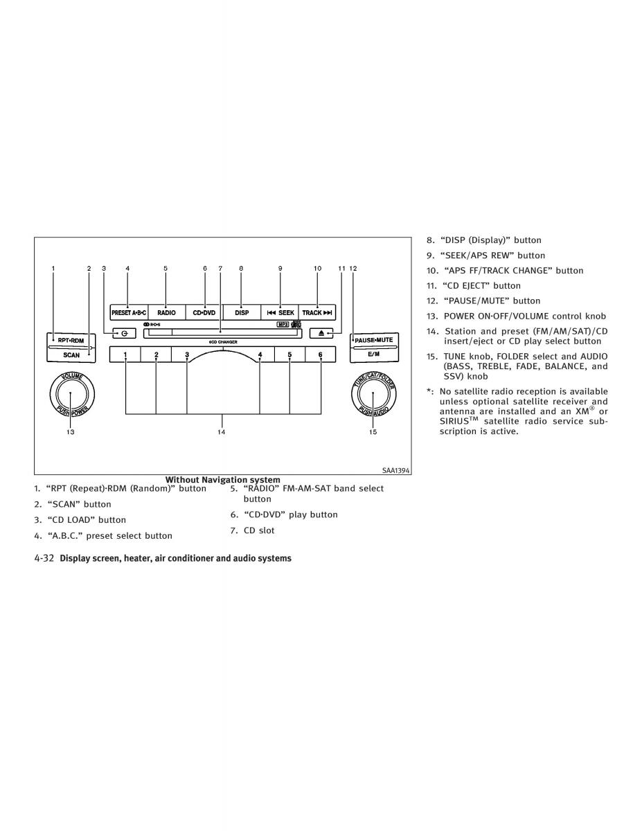 manual  Infiniti FX I owners manual / page 190