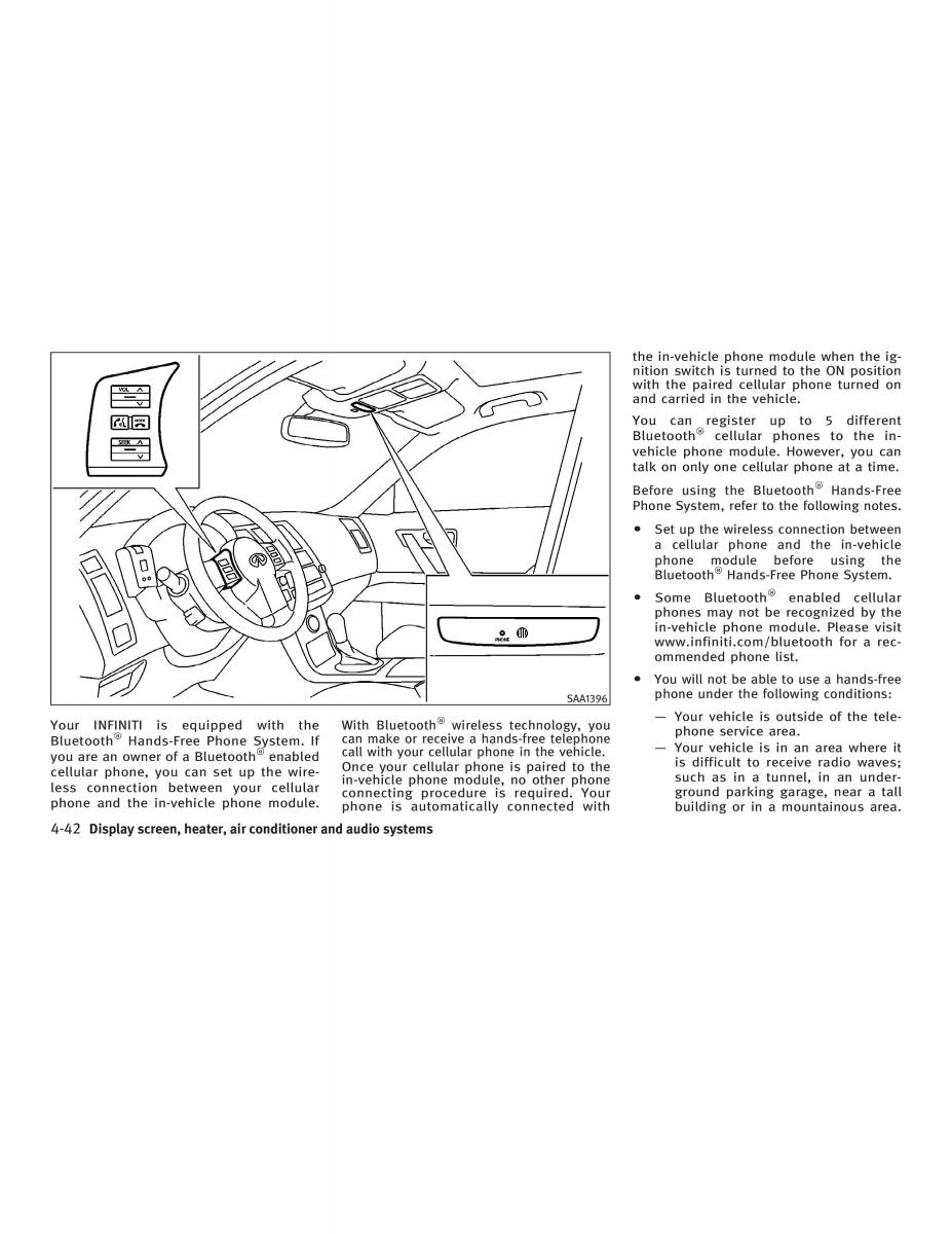 manual  Infiniti FX I owners manual / page 200