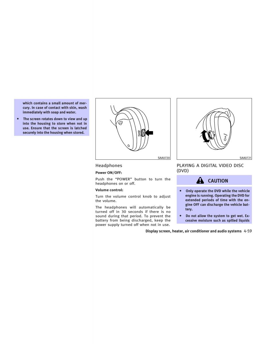 manual  Infiniti FX I owners manual / page 217