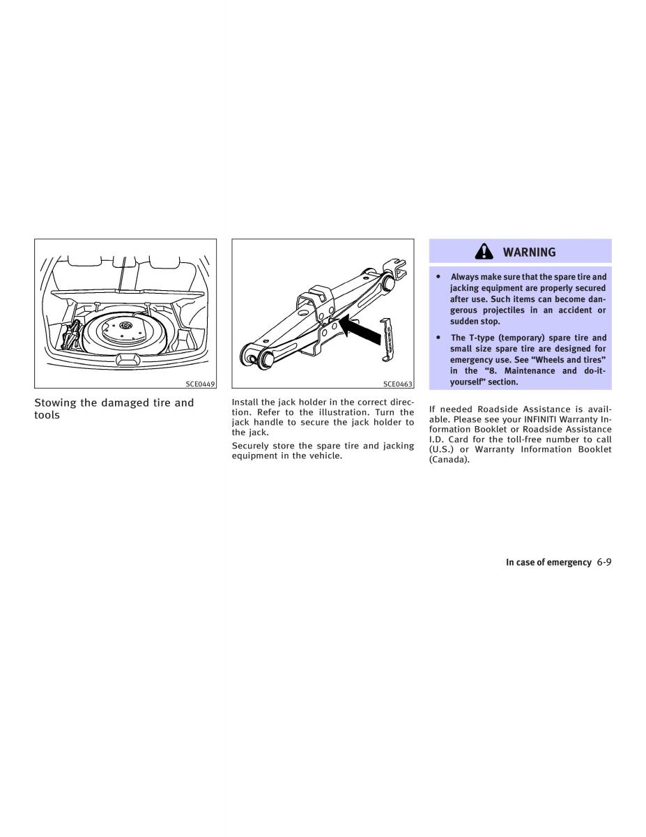 manual  Infiniti FX I owners manual / page 293