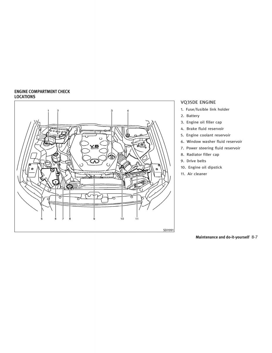 manual  Infiniti FX I owners manual / page 315