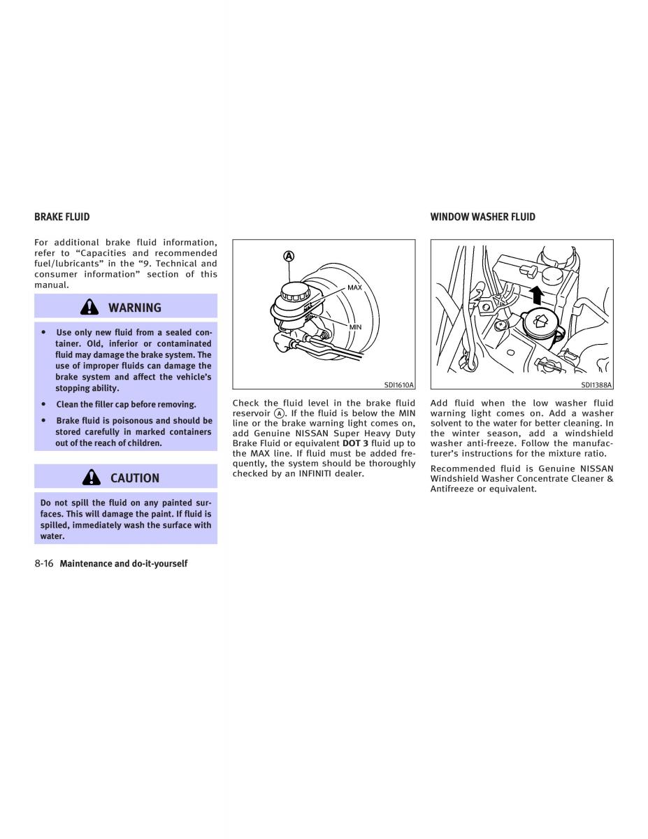 manual  Infiniti FX I owners manual / page 324