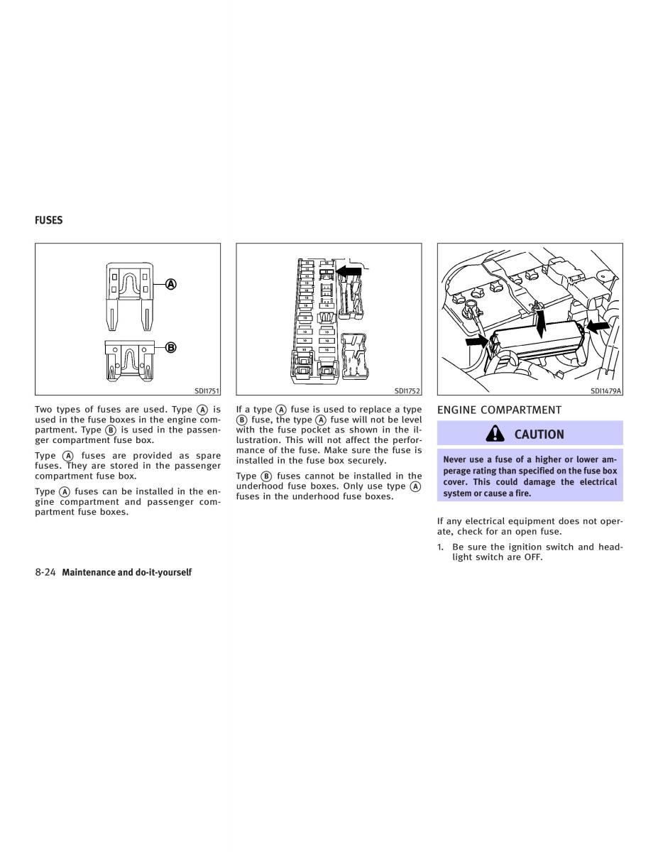 manual  Infiniti FX I owners manual / page 332