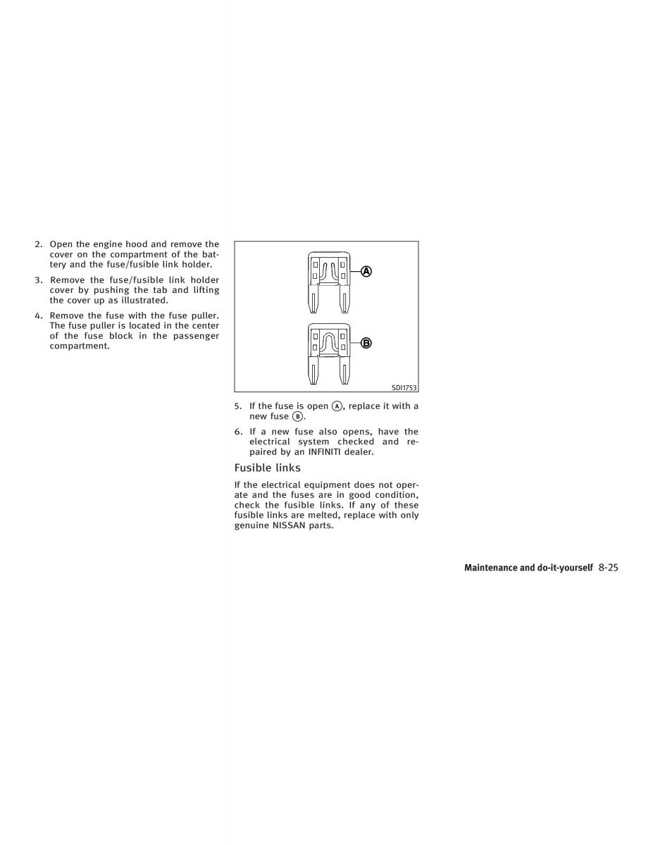 manual  Infiniti FX I owners manual / page 333