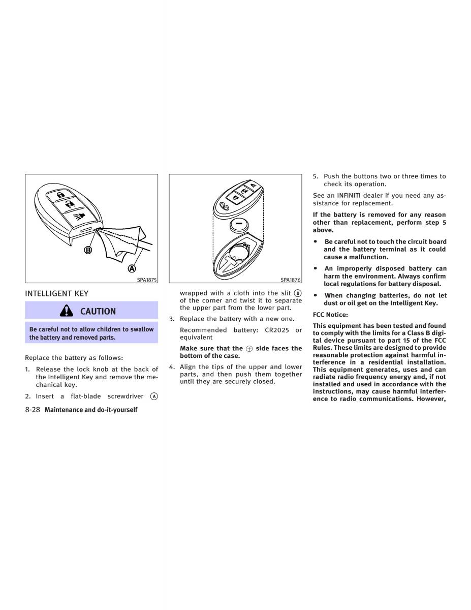 manual  Infiniti FX I owners manual / page 336