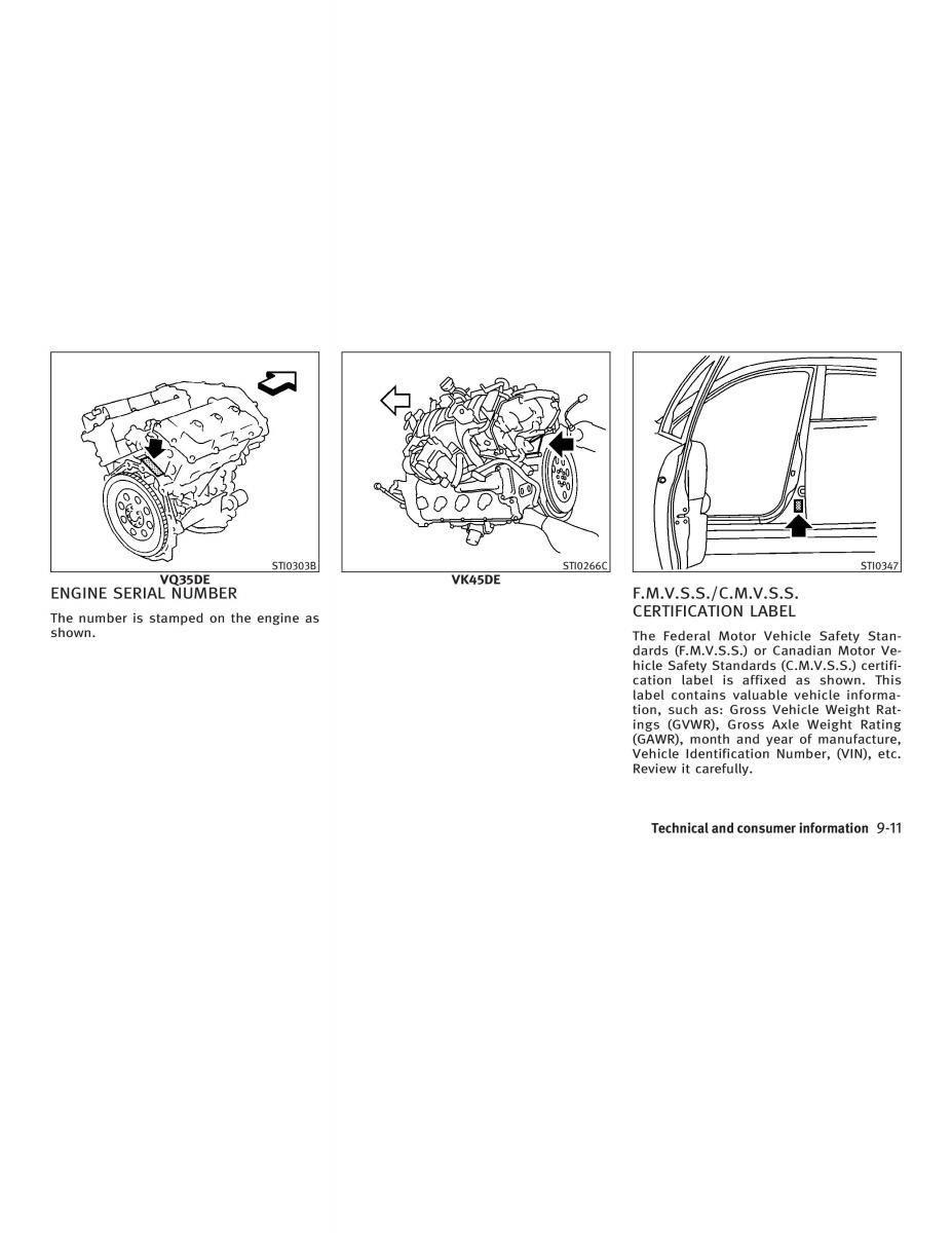 manual  Infiniti FX I owners manual / page 365