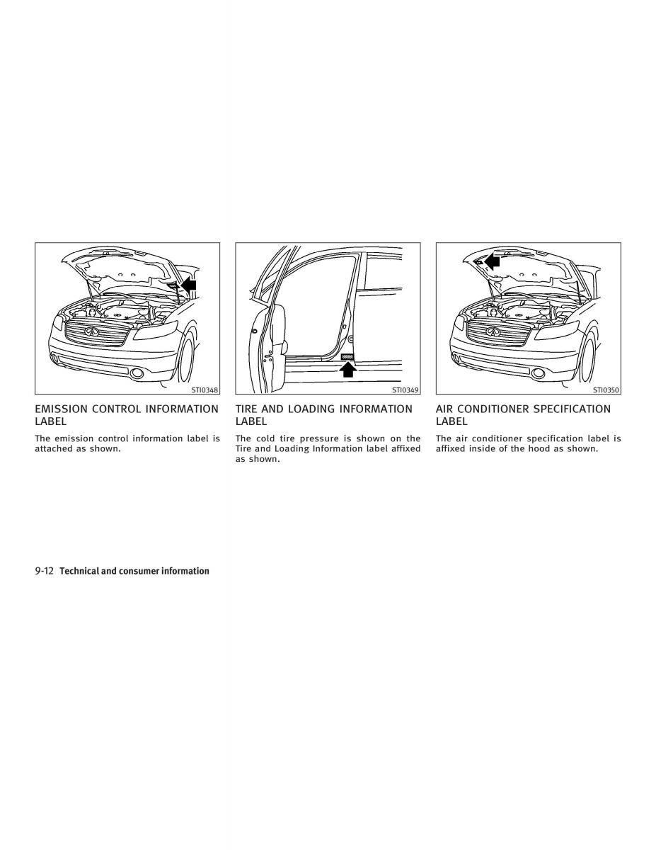 manual  Infiniti FX I owners manual / page 366