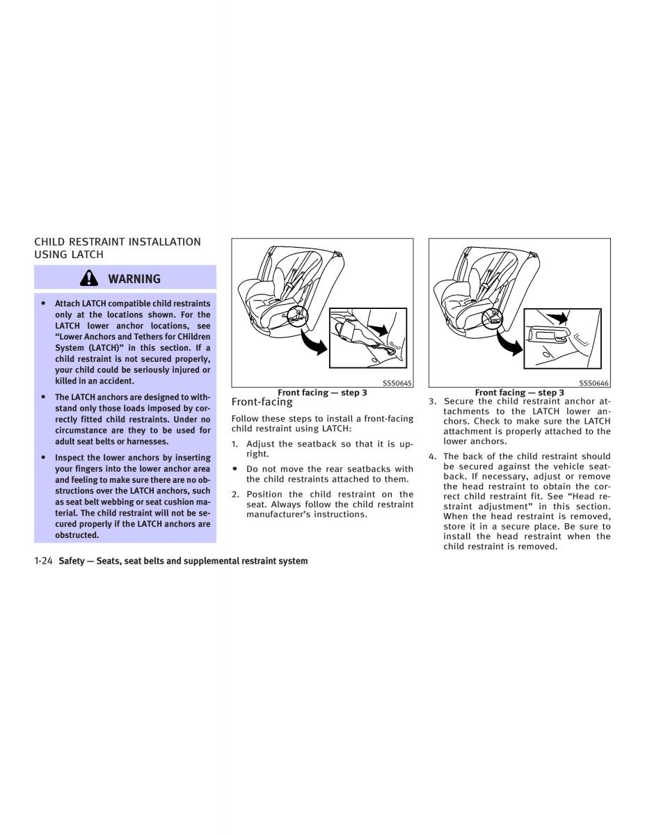 manual  Infiniti FX I owners manual / page 40