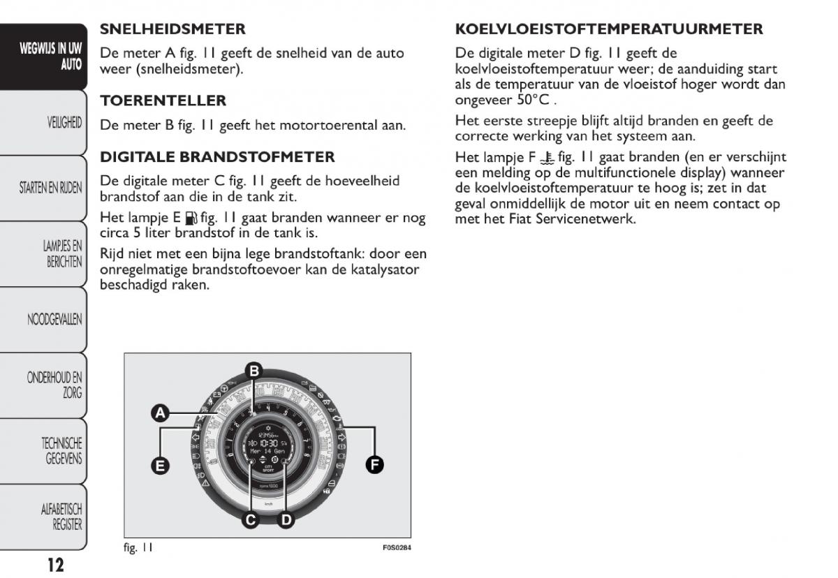 Fiat 500 handleiding / page 15