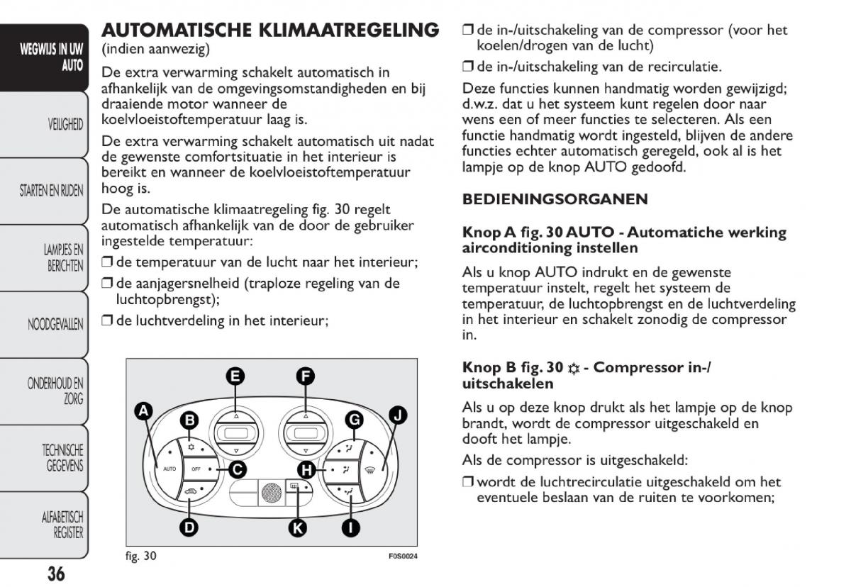 Fiat 500 handleiding / page 39