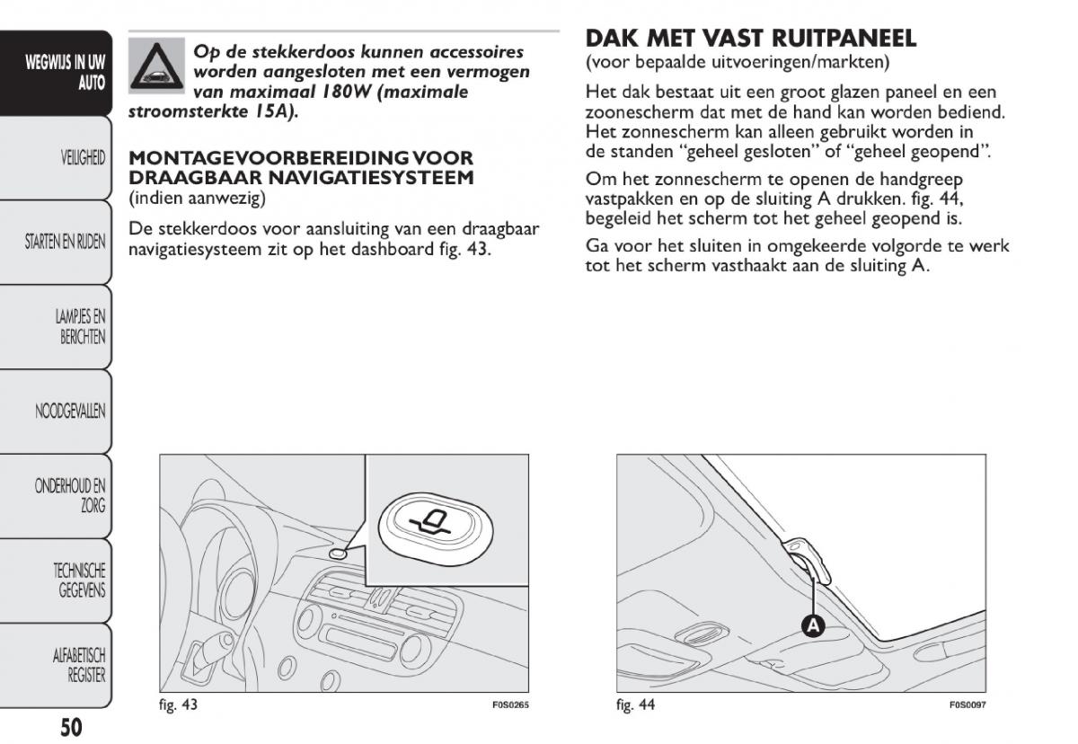 Fiat 500 handleiding / page 53