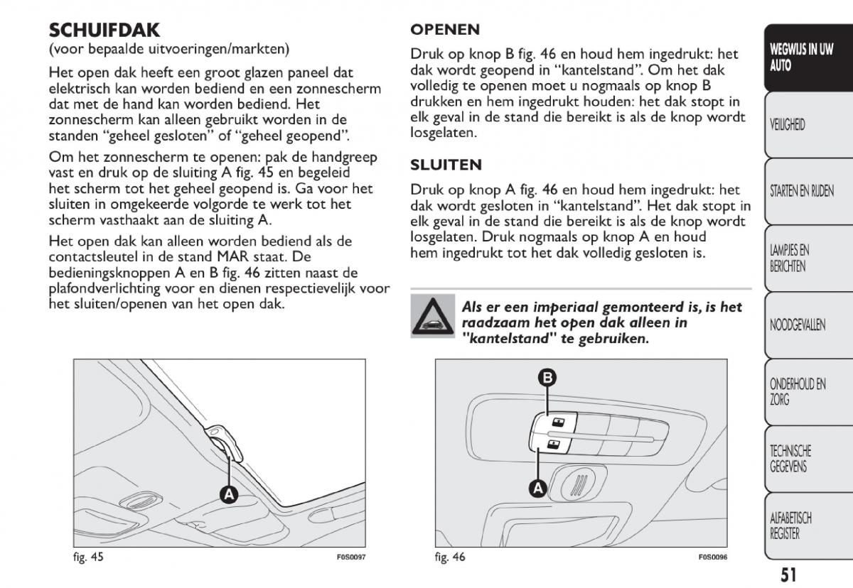 Fiat 500 handleiding / page 54