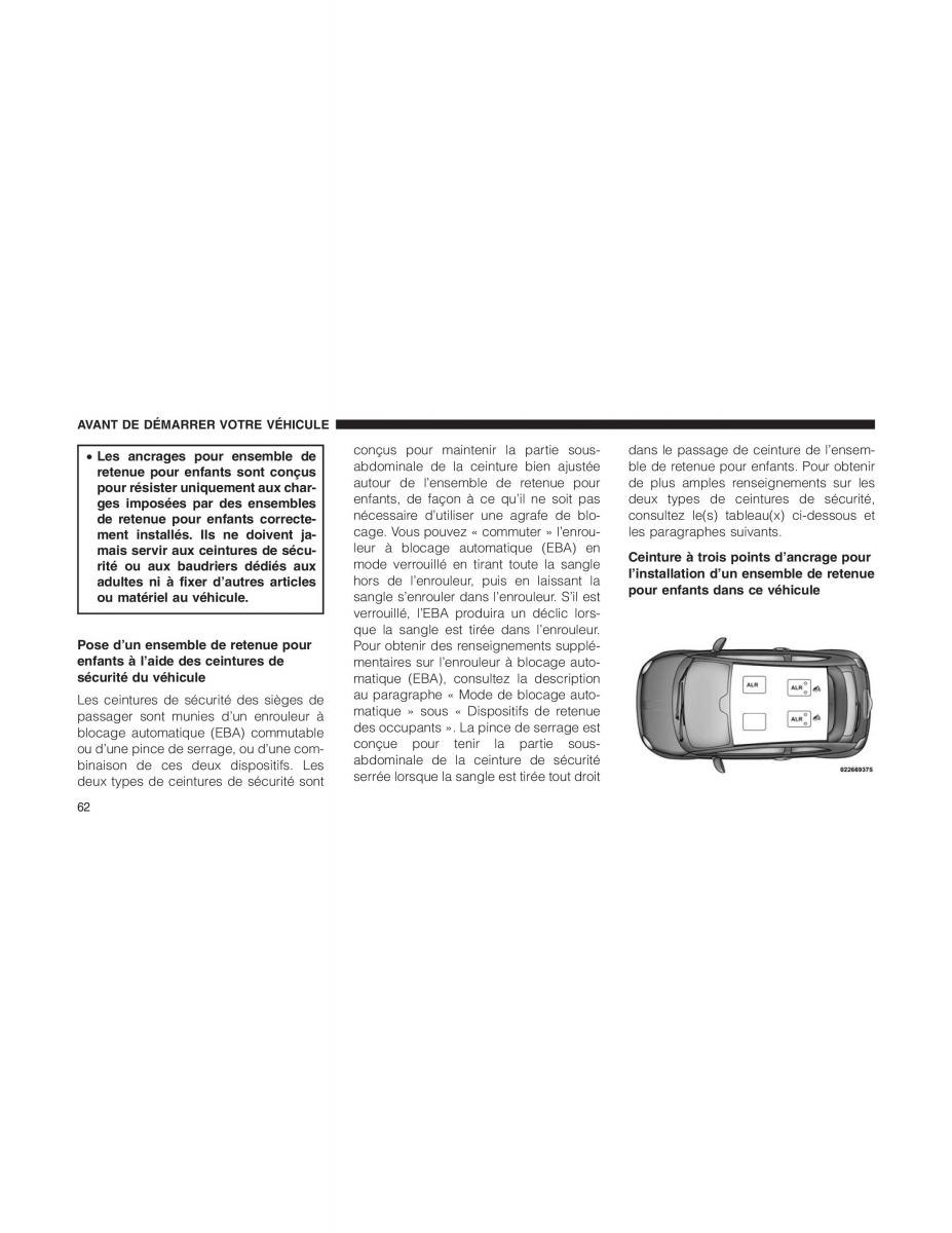 Fiat 500 manuel du proprietaire / page 64