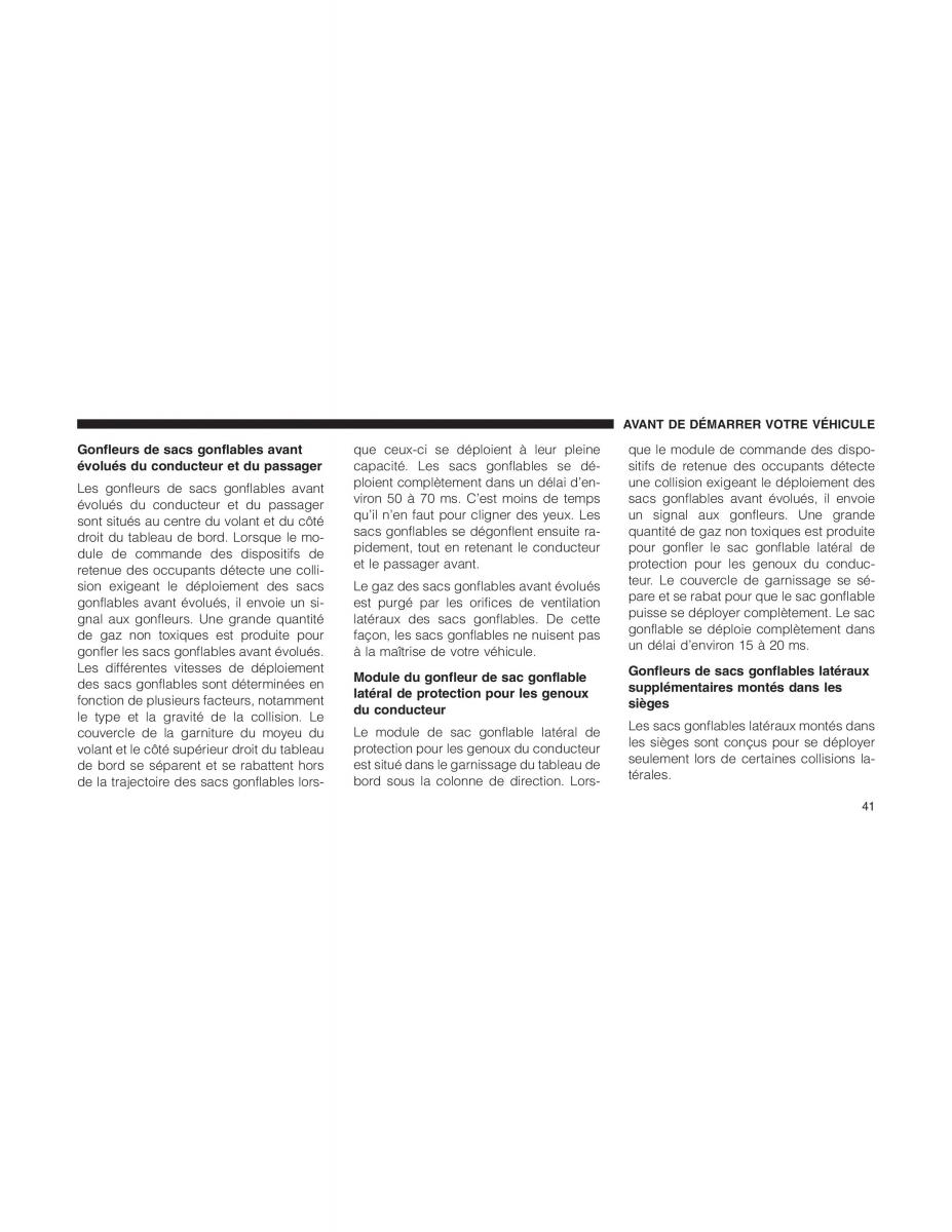 Fiat 500 manuel du proprietaire / page 43