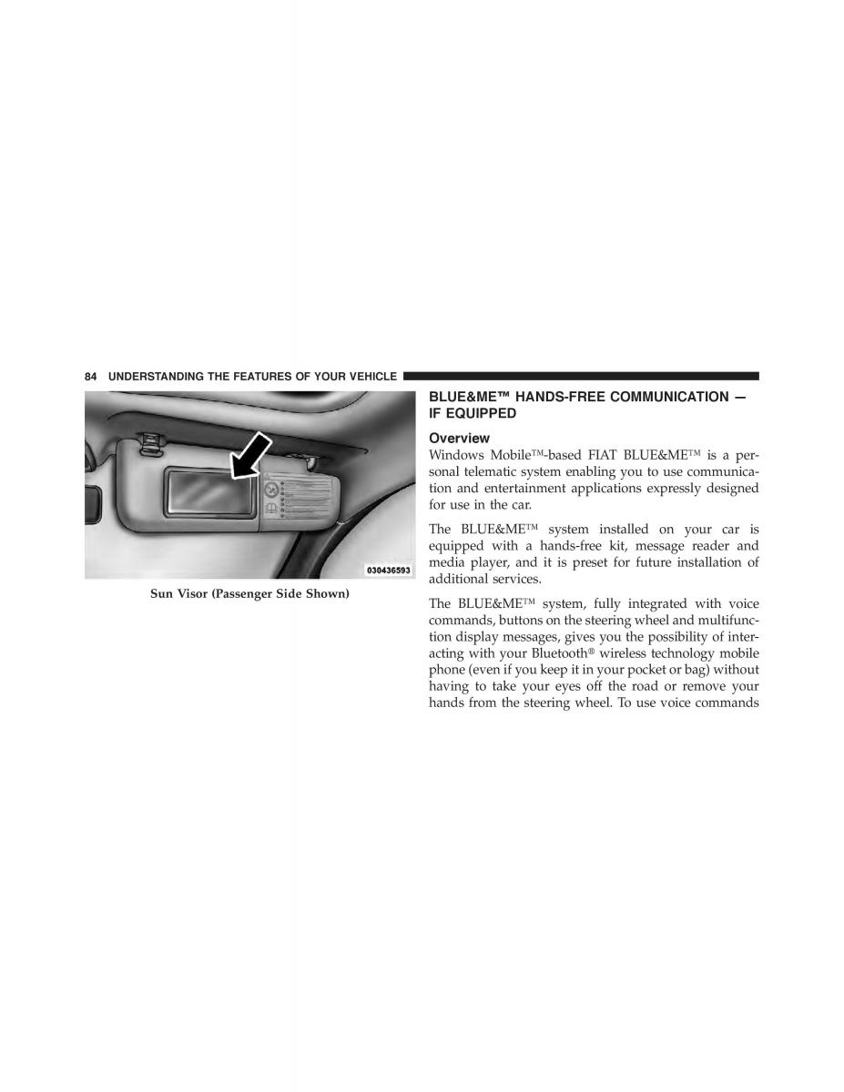 Fiat 500 owners manual / page 86