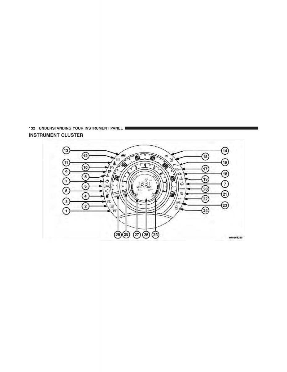 Fiat 500 owners manual / page 134