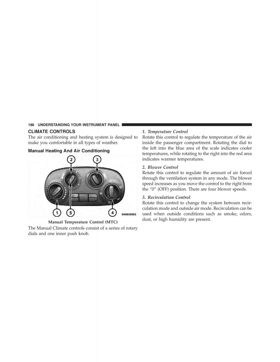 Fiat 500 owners manual / page 192