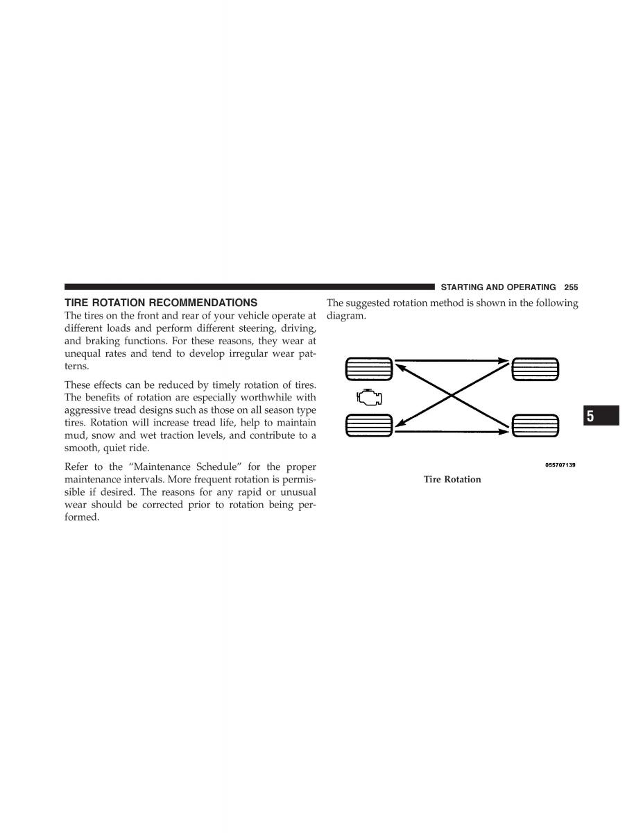 Fiat 500 owners manual / page 257