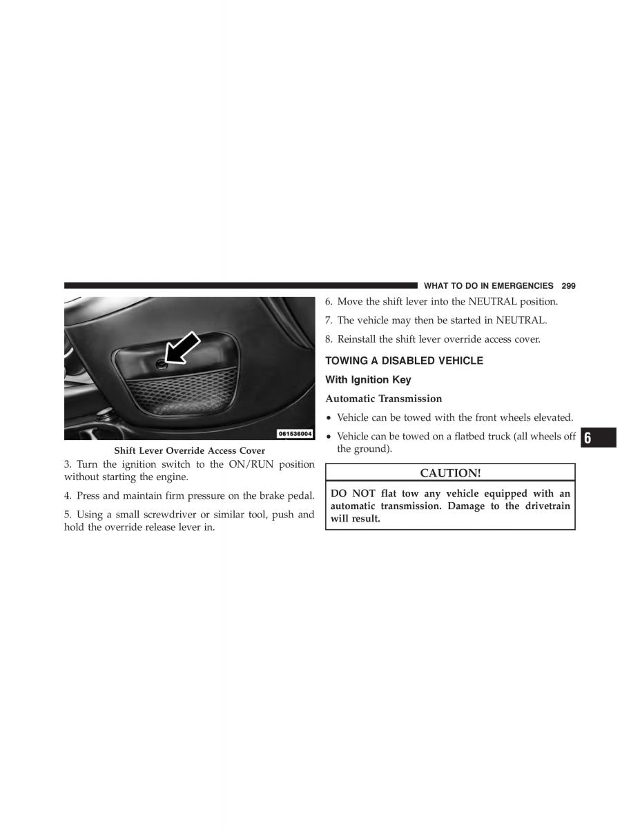 Fiat 500 owners manual / page 301