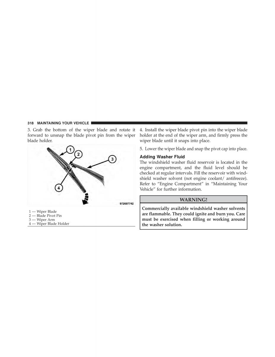 Fiat 500 owners manual / page 320