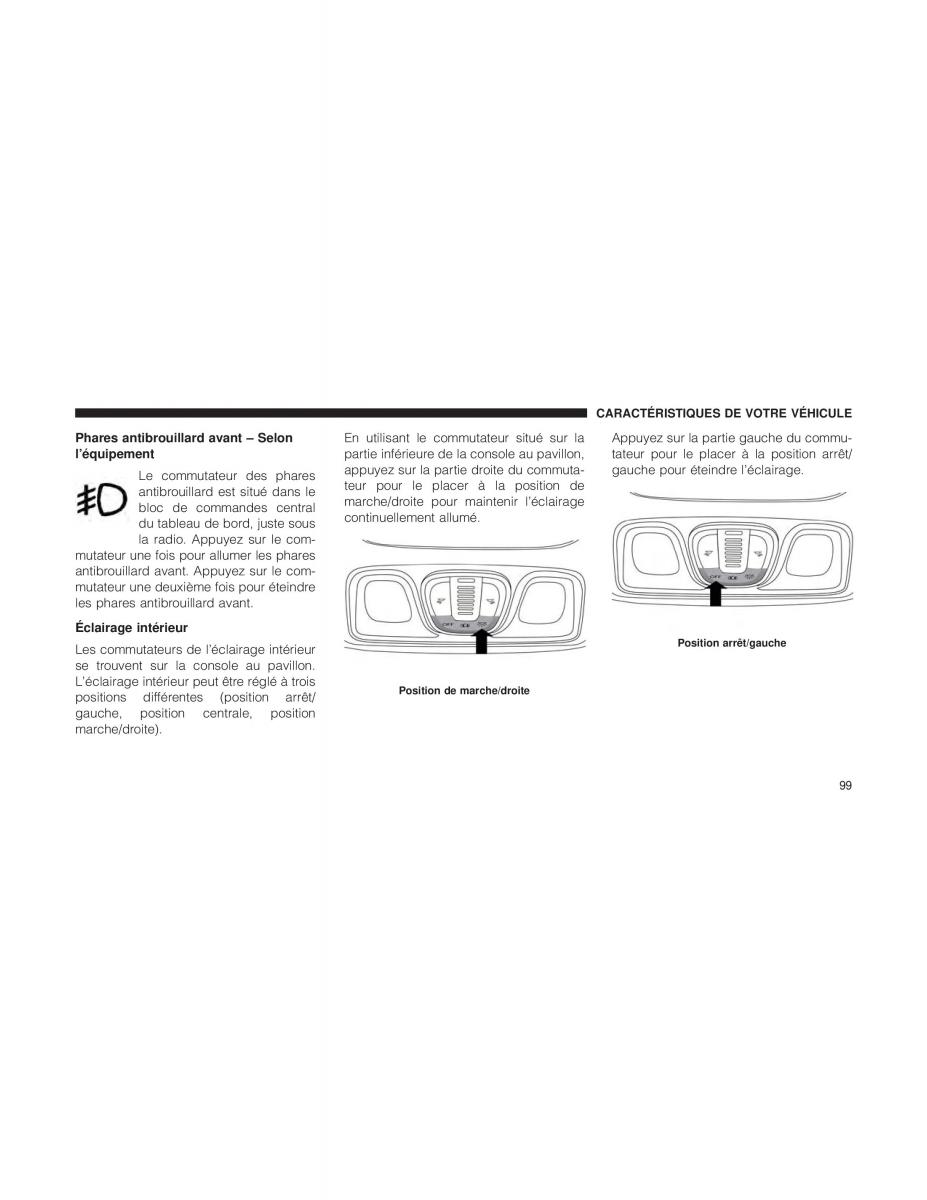 Fiat 500L manuel du proprietaire / page 101