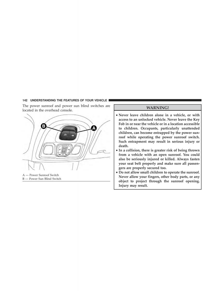 Fiat 500L owners manual / page 144