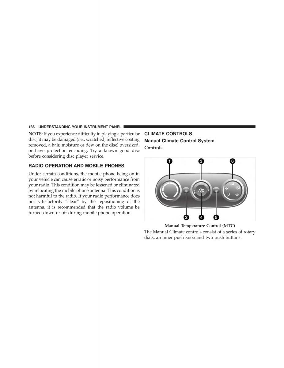 Fiat 500L owners manual / page 188