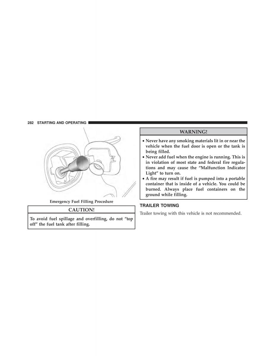 Fiat 500L owners manual / page 284