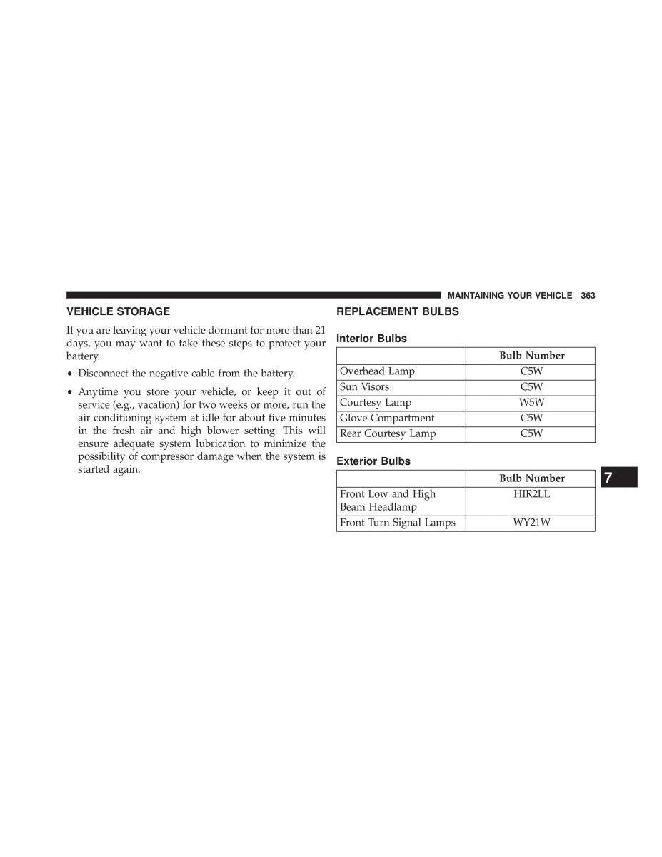 Fiat 500L owners manual / page 365