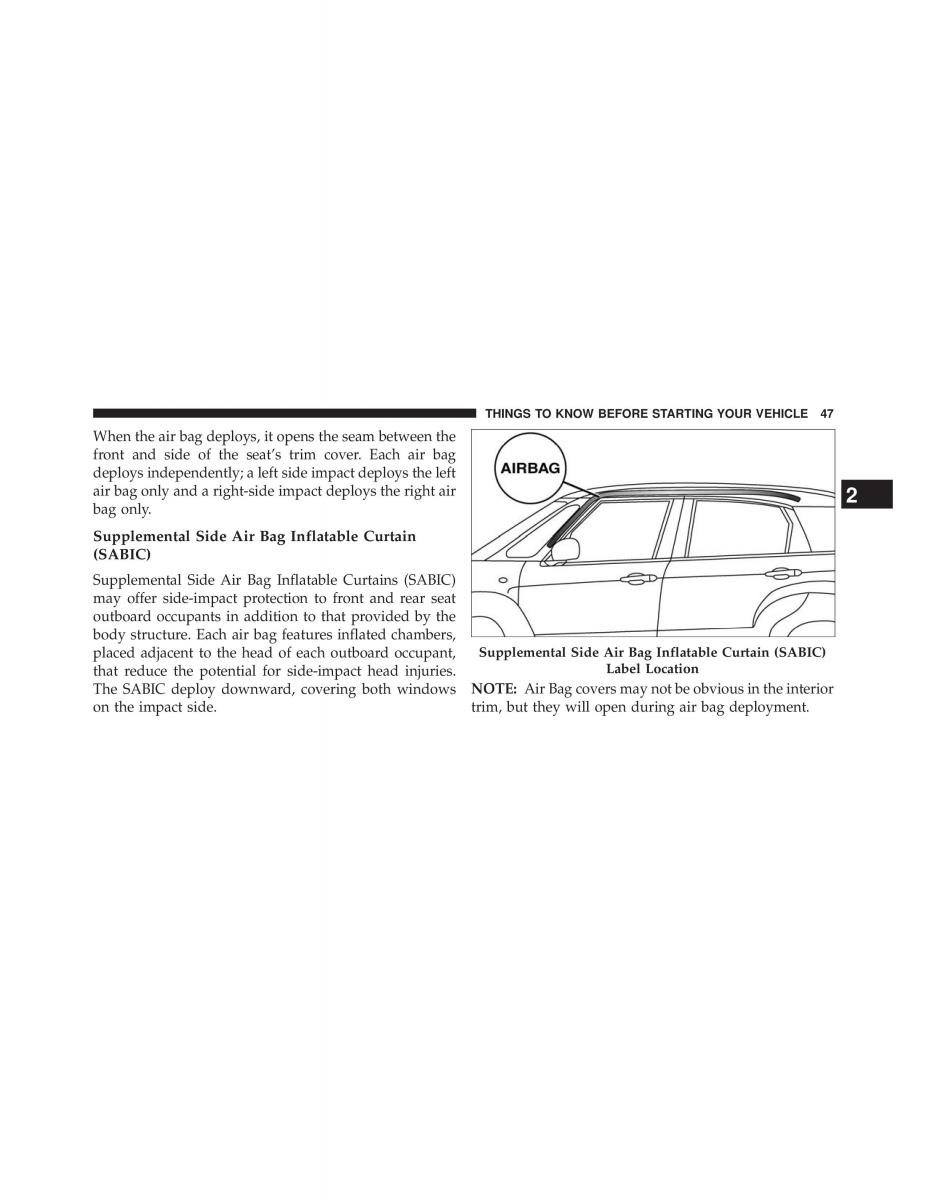 Fiat 500L owners manual / page 49