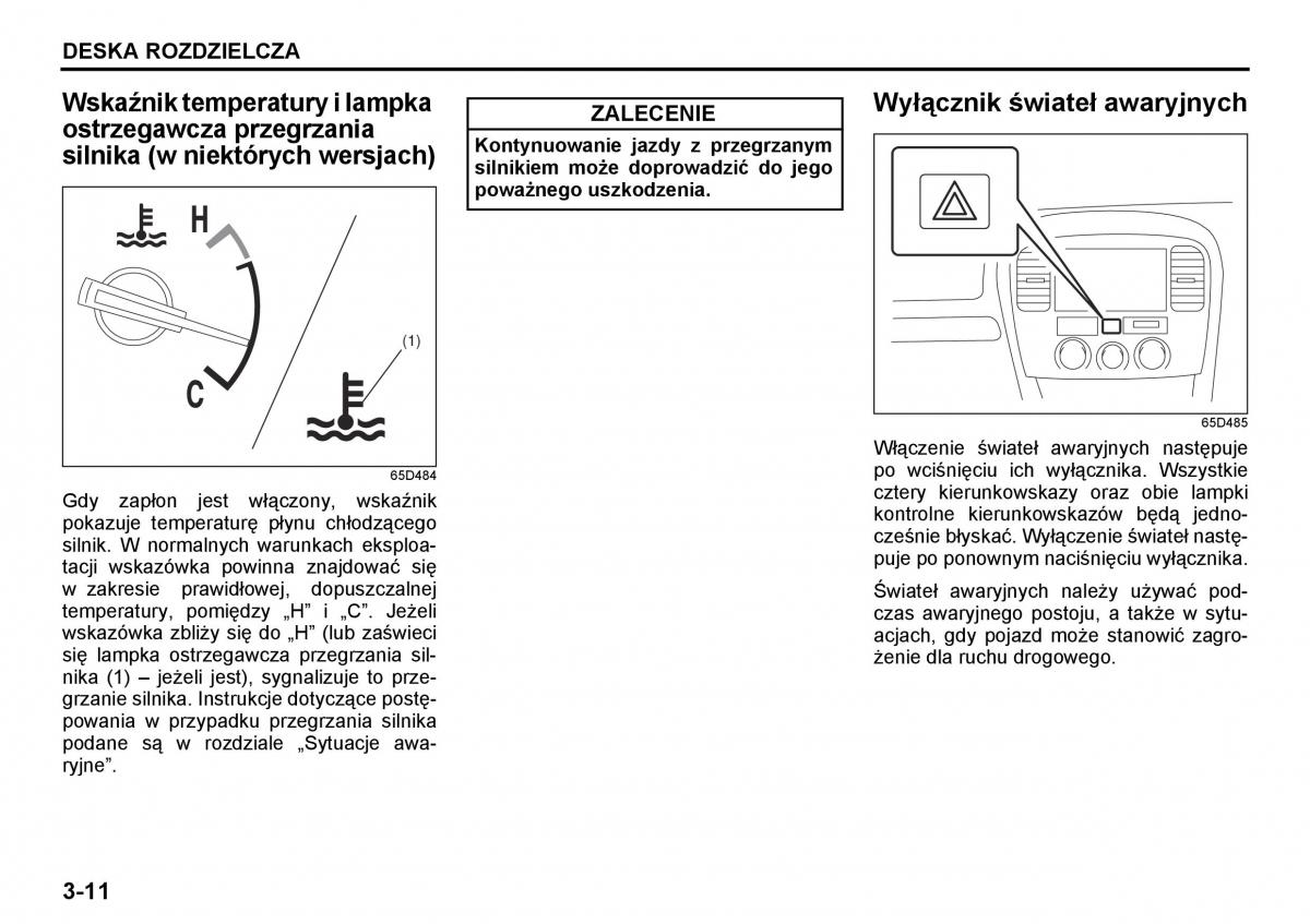 Suzuki Grand Vitara I 1 instrukcja / page 68