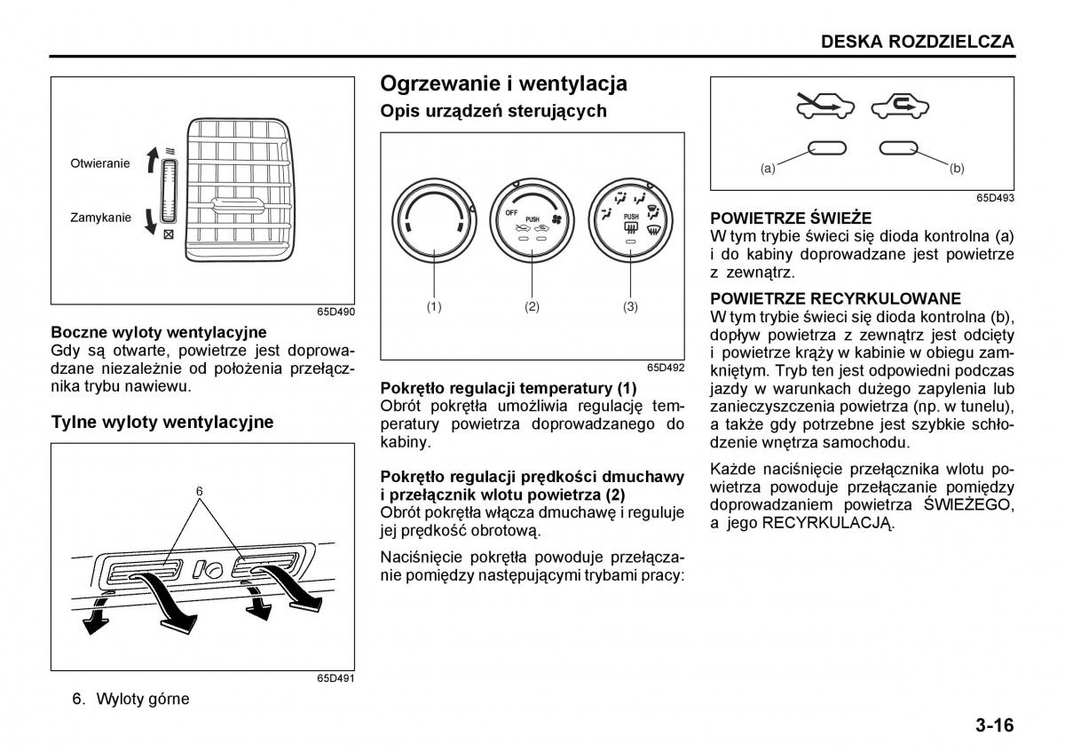 Suzuki Grand Vitara I 1 instrukcja / page 73