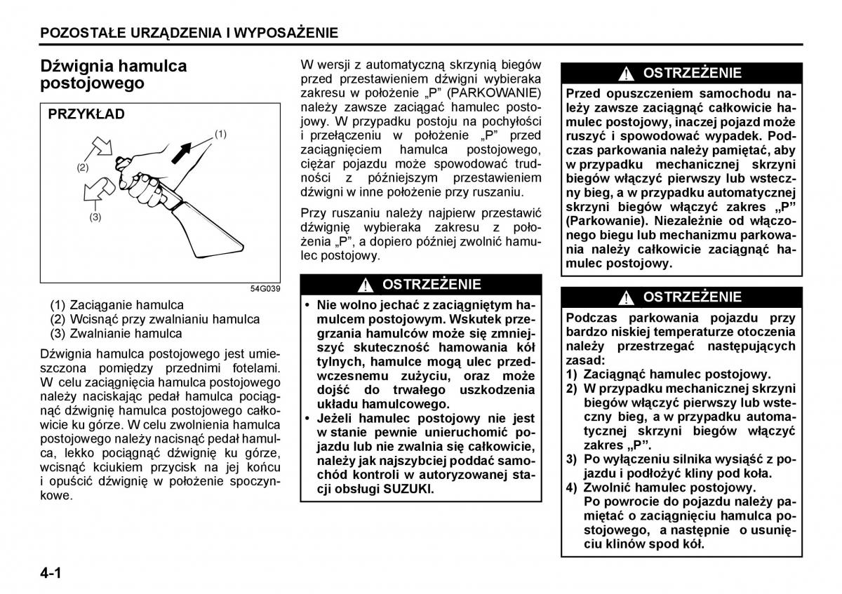 Suzuki Grand Vitara I 1 instrukcja / page 86