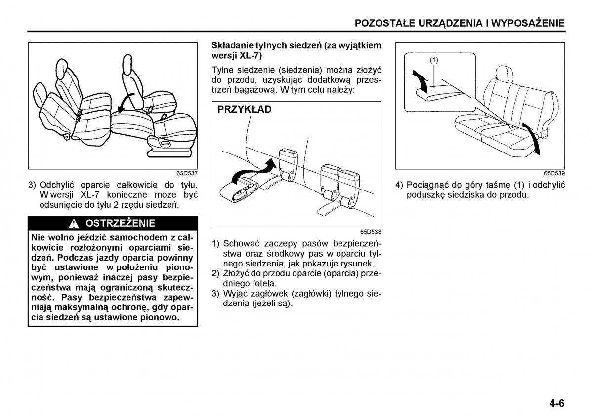 Suzuki Grand Vitara I 1 instrukcja / page 91