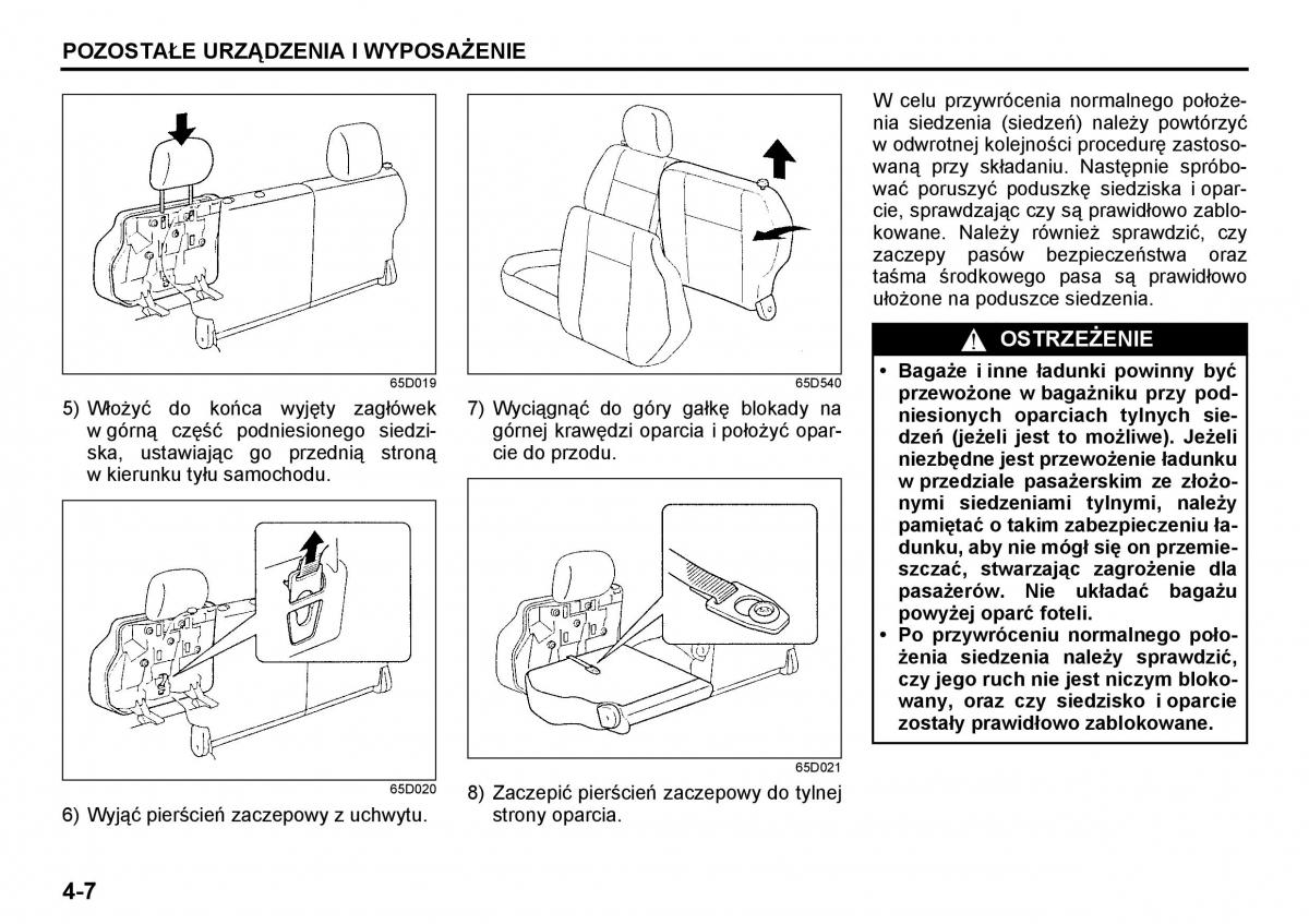 Suzuki Grand Vitara I 1 instrukcja / page 92