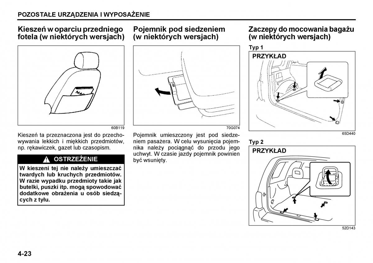 Suzuki Grand Vitara I 1 instrukcja / page 108