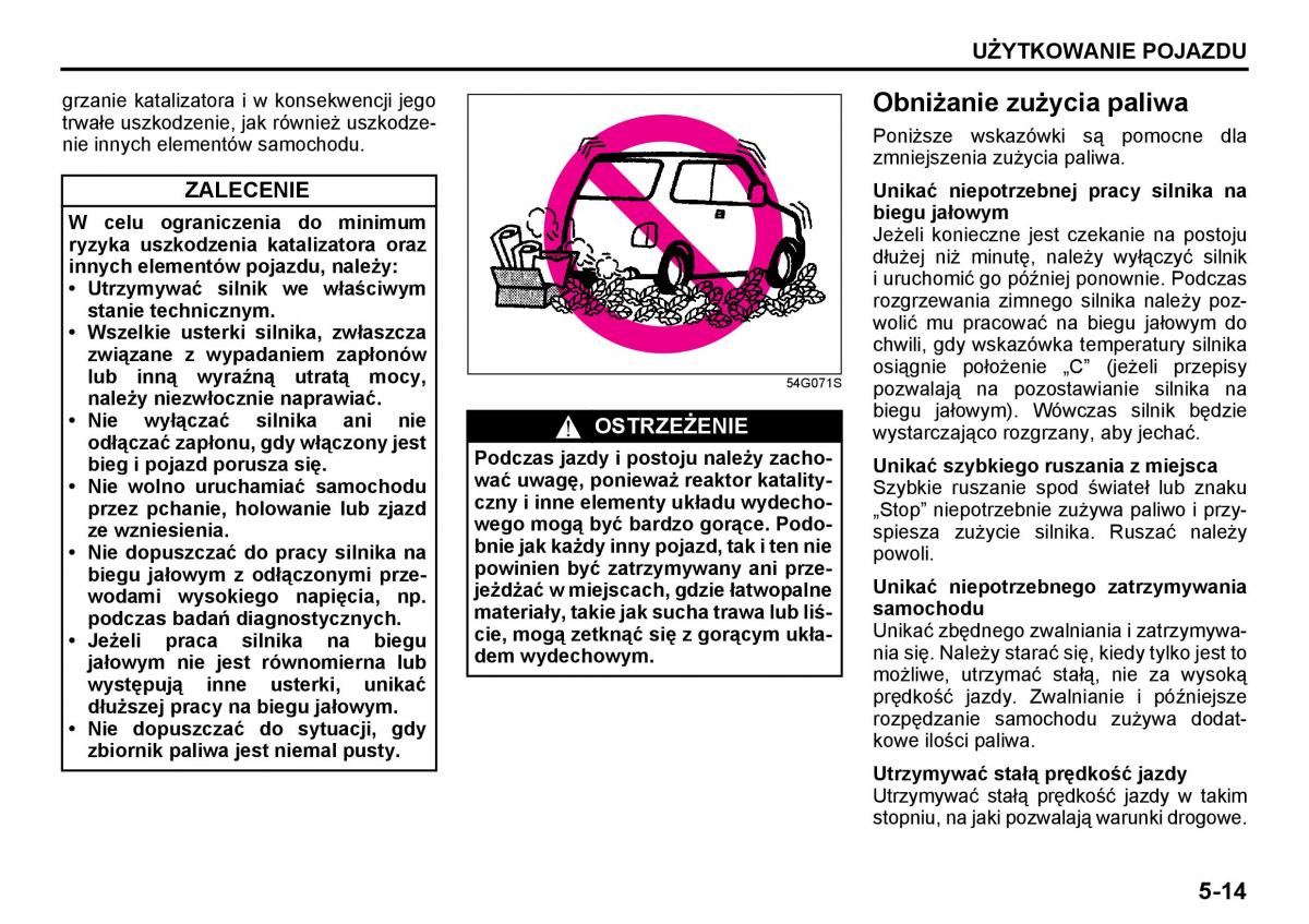 Suzuki Grand Vitara I 1 instrukcja / page 127