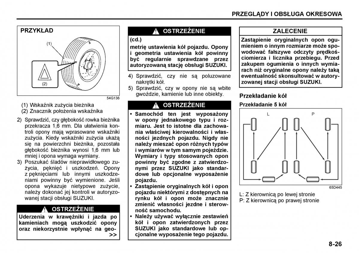 Suzuki Grand Vitara I 1 instrukcja / page 173