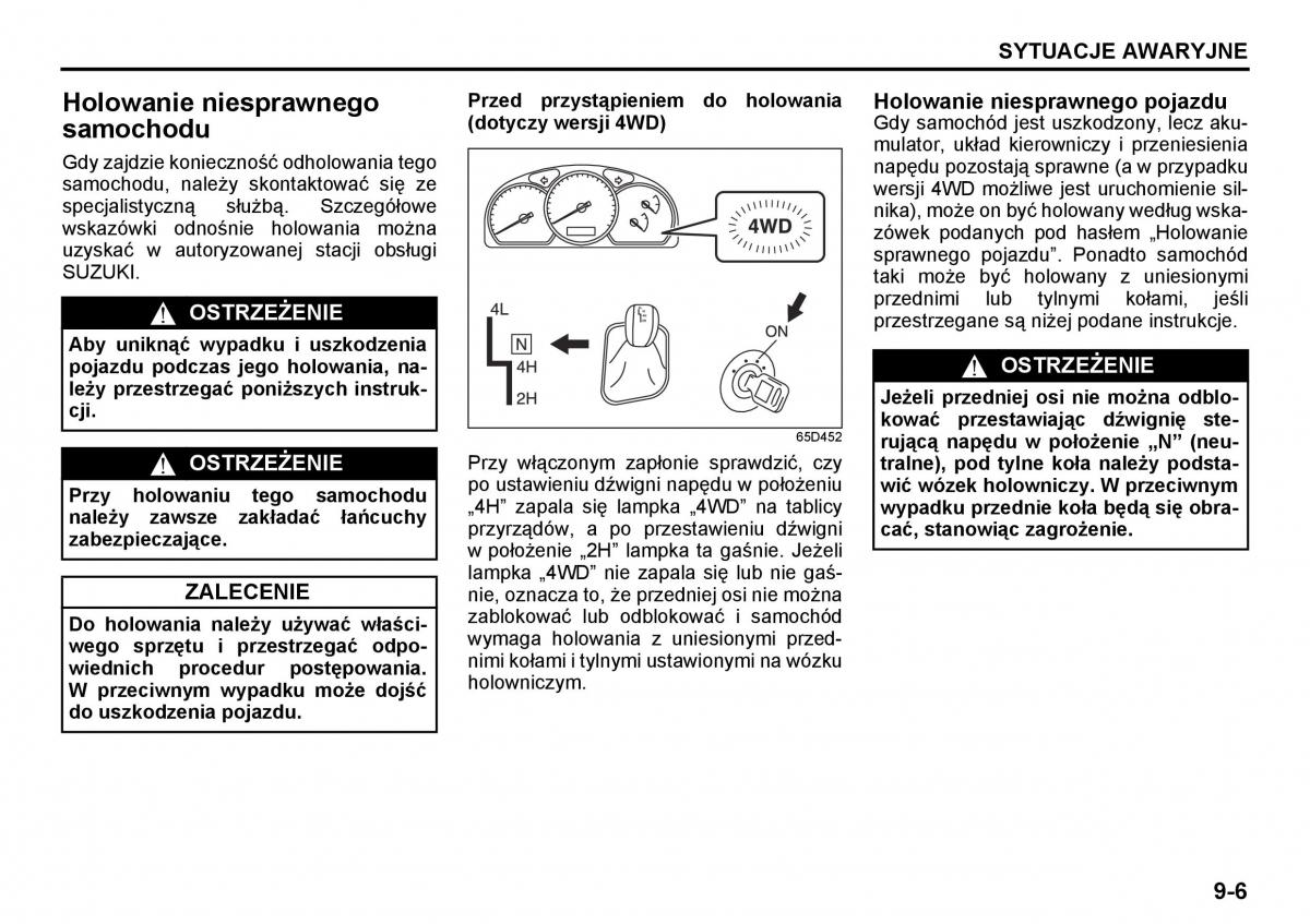 Suzuki Grand Vitara I 1 instrukcja / page 195