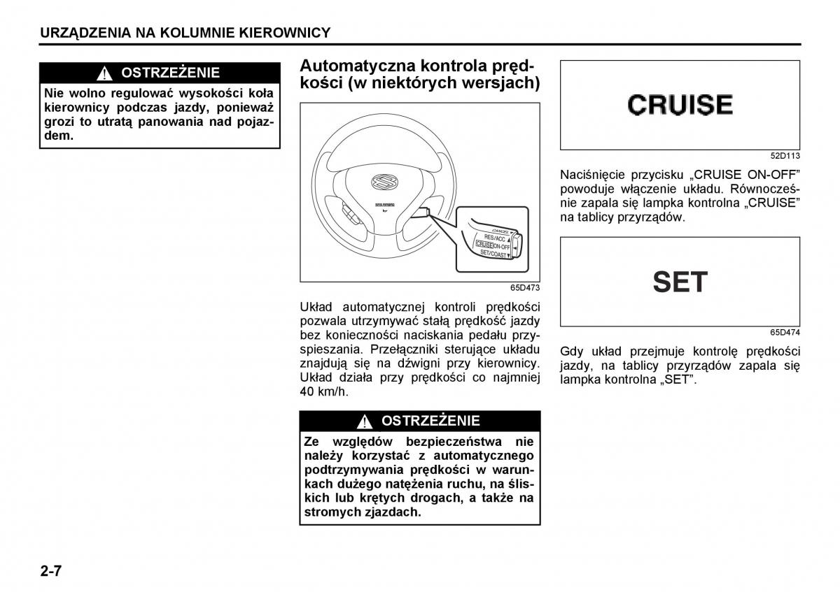 Suzuki Grand Vitara I 1 instrukcja / page 54