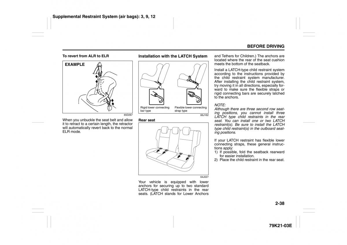 Suzuki Grand Vitara II 2 owners manual / page 55