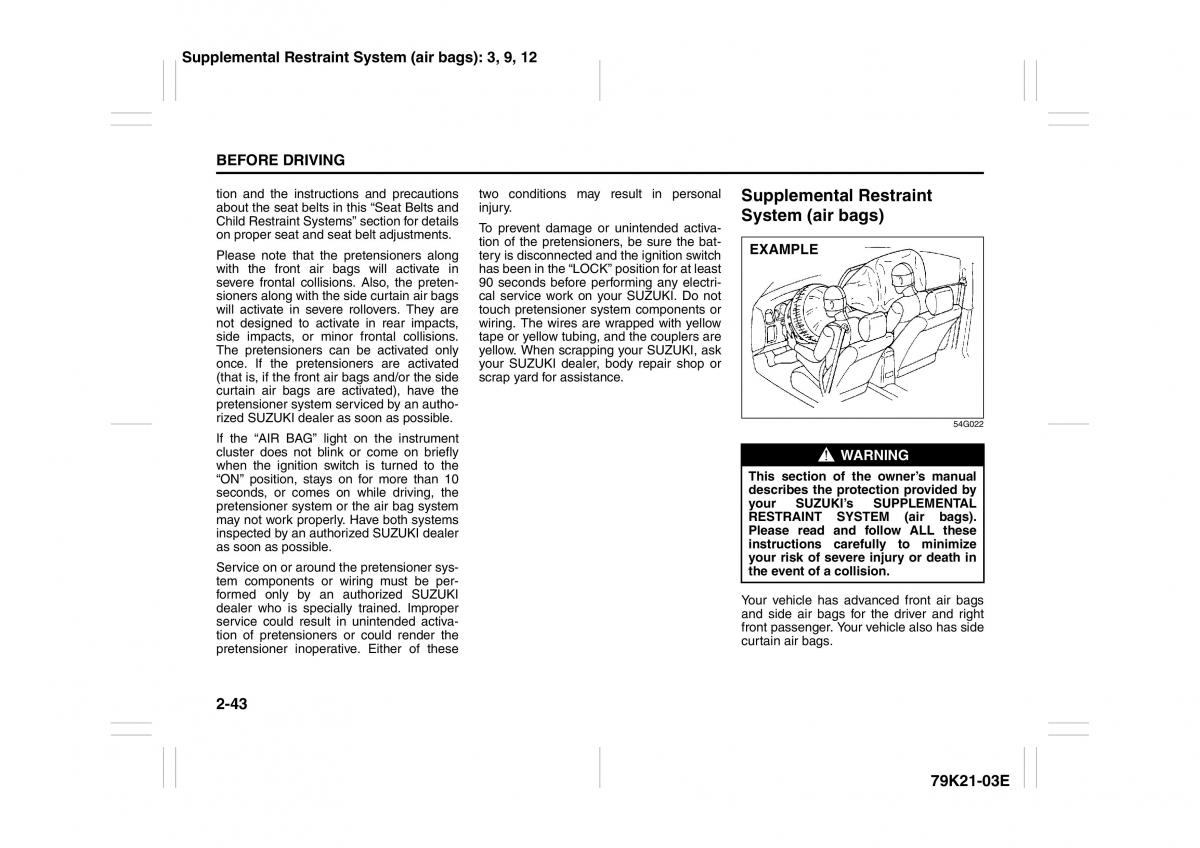 Suzuki Grand Vitara II 2 owners manual / page 60