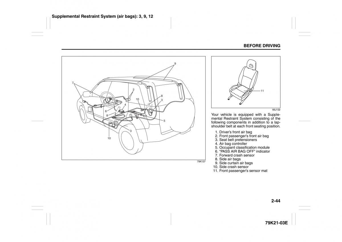 Suzuki Grand Vitara II 2 owners manual / page 61