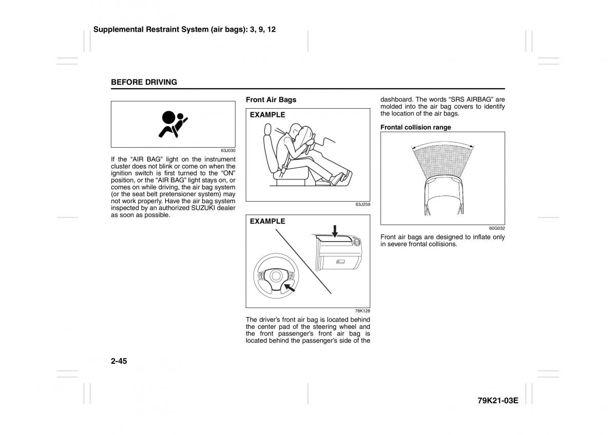 Suzuki Grand Vitara II 2 owners manual / page 62