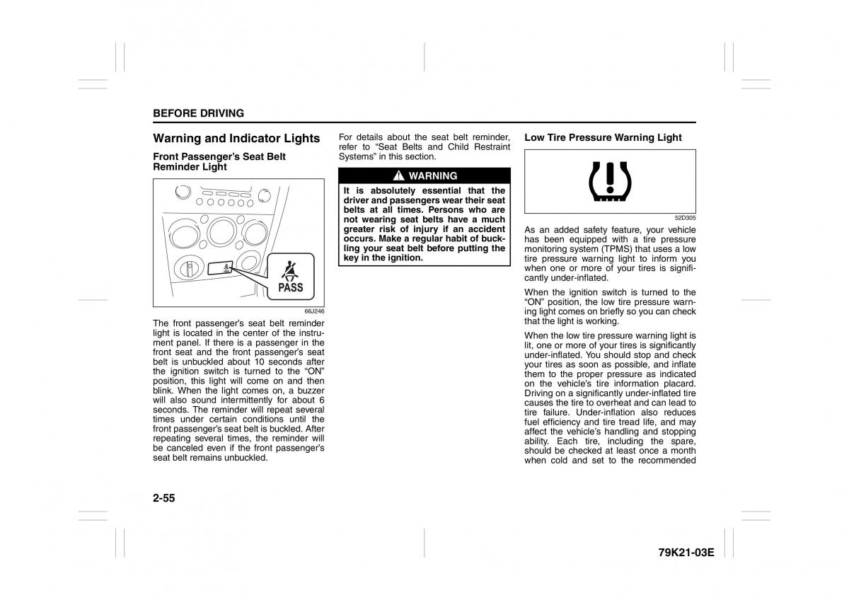 Suzuki Grand Vitara II 2 owners manual / page 72