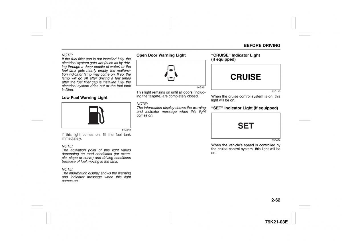 Suzuki Grand Vitara II 2 owners manual / page 79