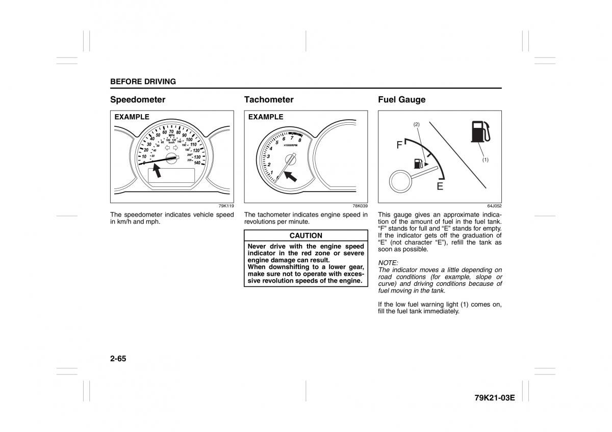 Suzuki Grand Vitara II 2 owners manual / page 82