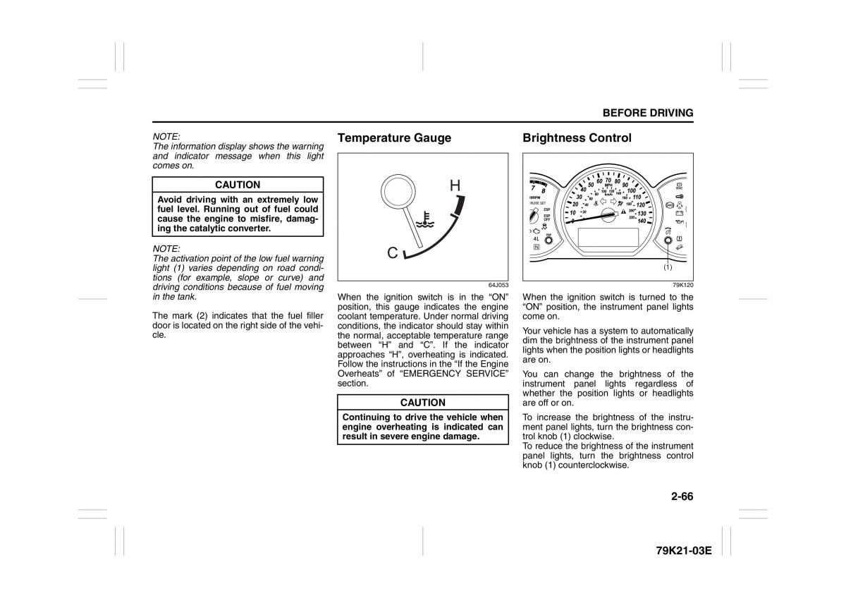 Suzuki Grand Vitara II 2 owners manual / page 83