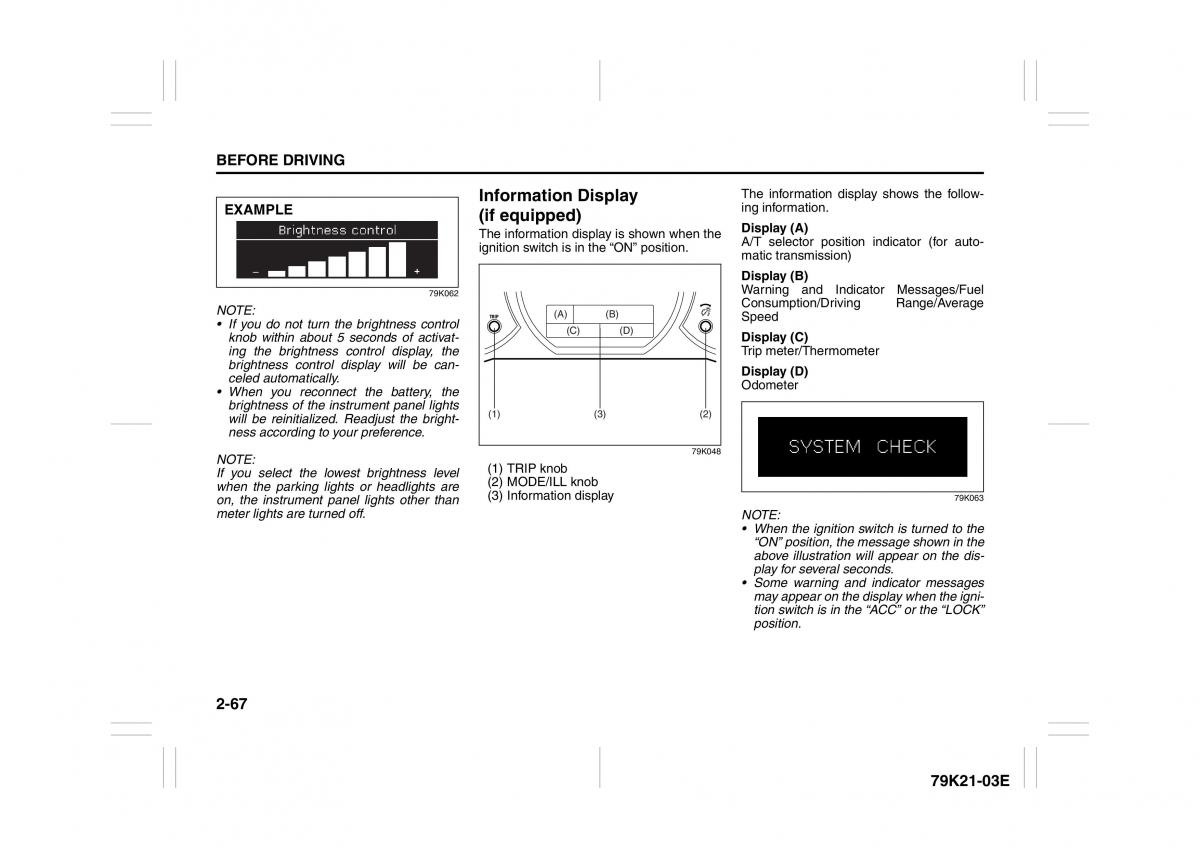 Suzuki Grand Vitara II 2 owners manual / page 84