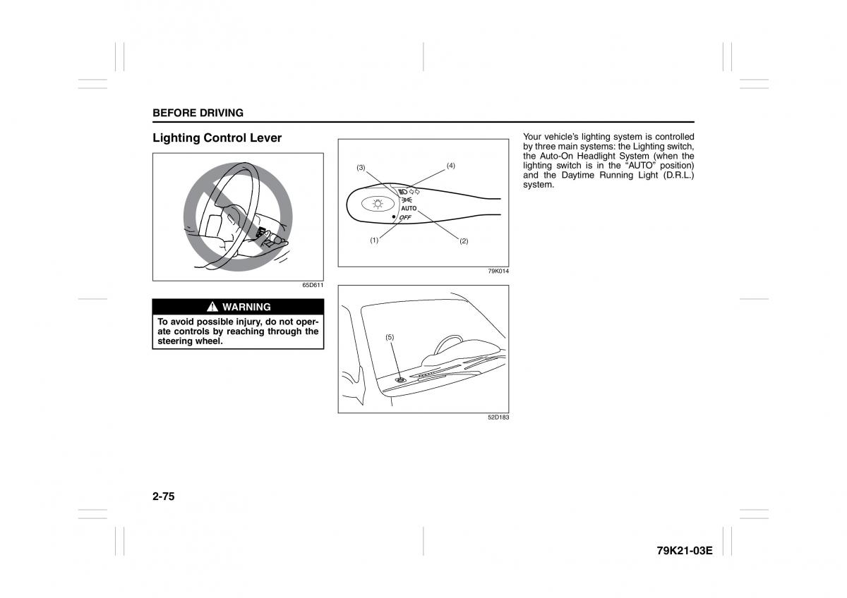 Suzuki Grand Vitara II 2 owners manual / page 92